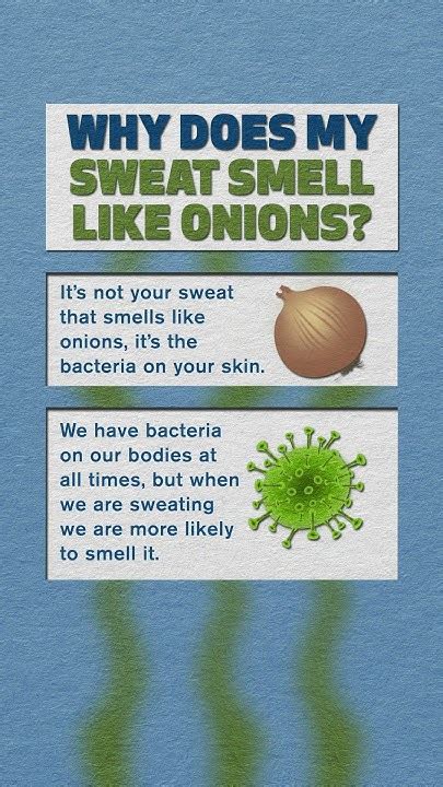 body sweat smells like onions.